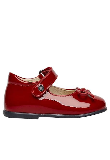 Ballerines en verni avec sangle ballet Bleu nuit-+Noir ivoire+Rouge foncé+Rouge foncé- 11 - vertbaudet enfant 