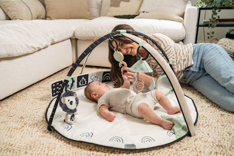 Tapis d’éveil musical avec arches et accessoires gymini Black & white 3 - vertbaudet enfant 