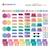Jeu de construction magnétique pastel méga paquet, 202 pièces Pastel 6 - vertbaudet enfant 