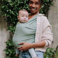 Puériculture-Echarpe de portage boba wrap sage green