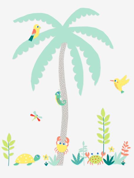 Sticker géant enfant île palmier multicolore 5 - vertbaudet enfant 