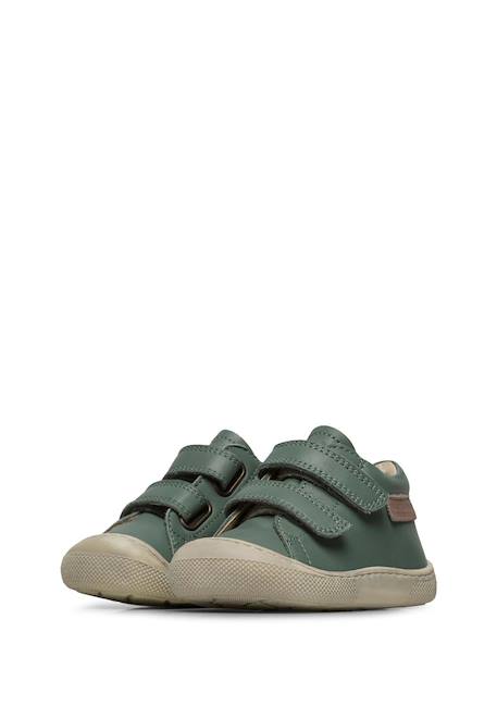 Chaussures barefoot en cuir barefoot amur vl Bleu clair+Bleu clair-+Marron clair-+Vert+Vert- 20 - vertbaudet enfant 