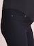 Skinny de grossesse en toile stretch Marron chocolat+noir 14 - vertbaudet enfant 