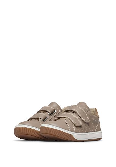 Chaussures en cuir et suède nume vl. Beige+Bleu+Marine 5 - vertbaudet enfant 