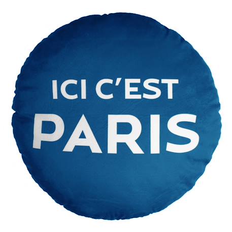 Coussin imprimé 100% polyester, psg équipe Bleu marine 2 - vertbaudet enfant 