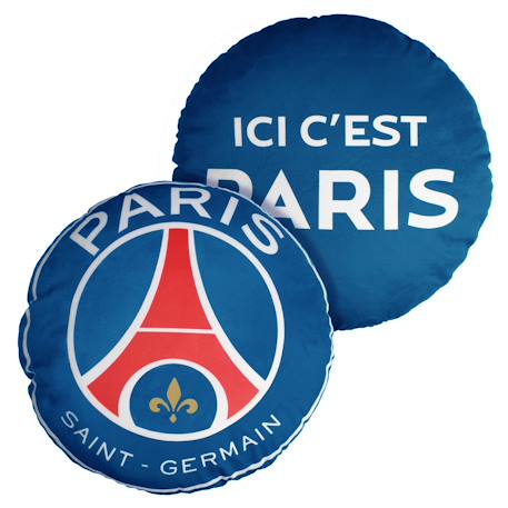 Coussin imprimé 100% polyester, psg équipe Bleu marine 3 - vertbaudet enfant 
