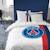 Parure de lit imprimée 100% coton, psg retro white Blanc 5 - vertbaudet enfant 