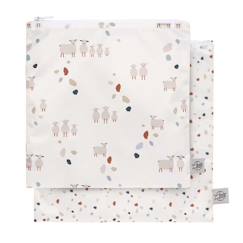 Puériculture-Lot de 2 pochettes à snack mouton