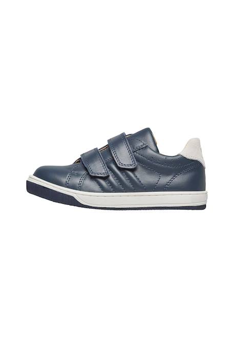 Chaussures en cuir et suède nume vl. Beige+Bleu+Marine 13 - vertbaudet enfant 