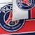 Parure de lit imprimée 100% coton, psg logo Bleu 2 - vertbaudet enfant 