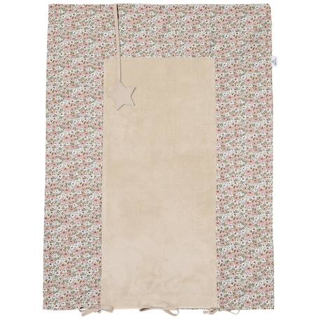 Housse de matelas à langer afternoon tea (60 x 80 cm) Beige, rose thé, marron 1 - vertbaudet enfant 
