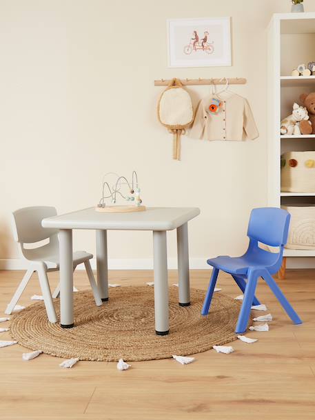 Chaise enfant empilable, intérieur/extérieur Blanc+Bleu+Bleu clair+Gris+Jaune+Rose+Rouge+Vert 9 - vertbaudet enfant 