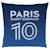 Coussin imprimé 100% polyester, psg rayures Bleu 2 - vertbaudet enfant 