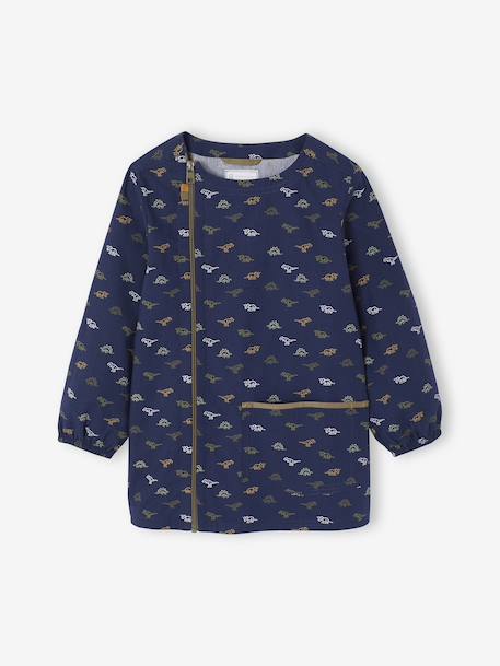 Tablier personnalisable dinosaures garçon indigo 1 - vertbaudet enfant 