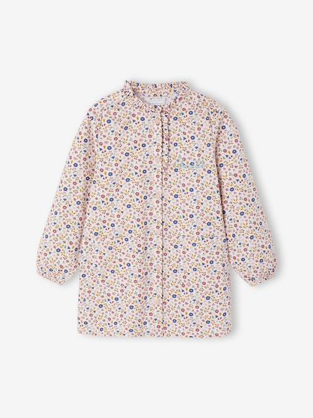 Tablier fille personnalisable à fleurs Lilibeth rose 4 - vertbaudet enfant 