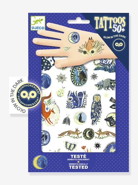 Tatouages Reflets de nuit bleu 1 - vertbaudet enfant 