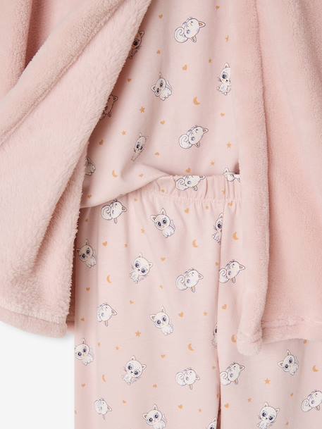Pyjama déguisement fille Chat rose pâle 10 - vertbaudet enfant 