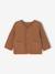 Cardigan matelassé bébé pressionné caramel 1 - vertbaudet enfant 
