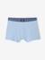 Lot 5 boxers unis garçon bleu 4 - vertbaudet enfant 