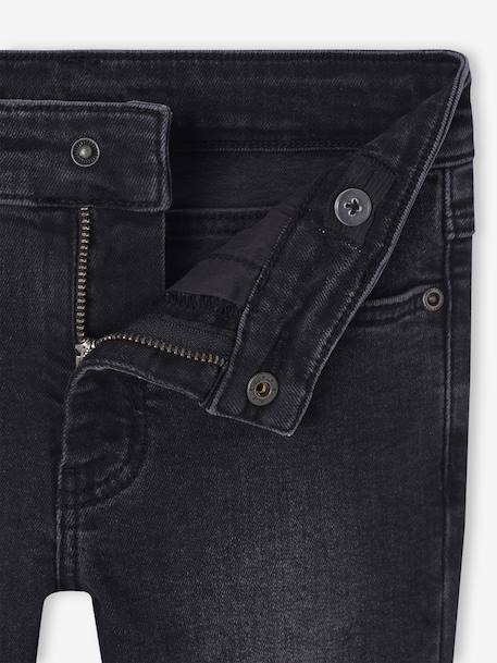 Jean garçon slim morphologique MEDIUM denim black+DENIM BRUT+denim gris+DENIM GRIS FONCE+double stone+STONE 5 - vertbaudet enfant 