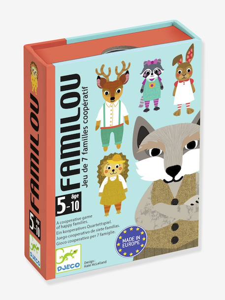 Jeu de cartes Familou bleu 1 - vertbaudet enfant 