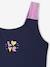 Ensemble de bain maillot 1 pièce + bonnet fille indigo 4 - vertbaudet enfant 