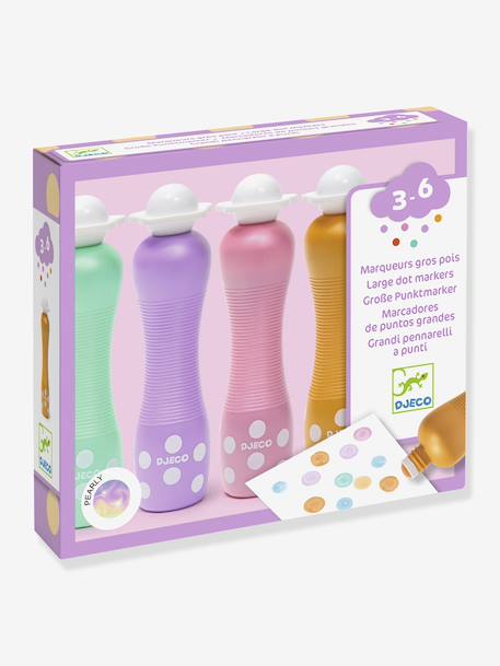 4 Marqueurs gros pois pearly 1 - vertbaudet enfant 