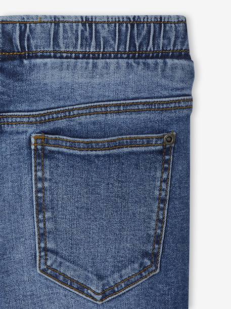 Lot 2 jeans garçon slim denim gris+double stone+stone 24 - vertbaudet enfant 