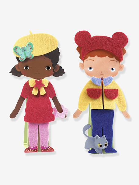 Personnages à habiller en feutrine violet 5 - vertbaudet enfant 