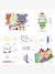 Coffret de collage Petits choux bleu 3 - vertbaudet enfant 