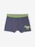 Lot 5 Boxers Garçon Dinosaures bleu ardoise 2 - vertbaudet enfant 