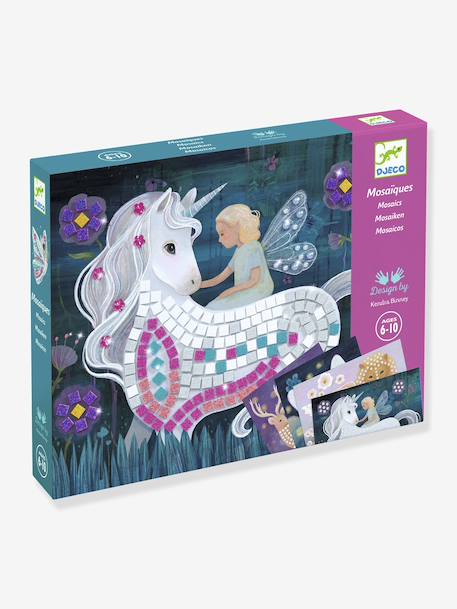 Kit Mosaïque-monde enchanté violet 1 - vertbaudet enfant 