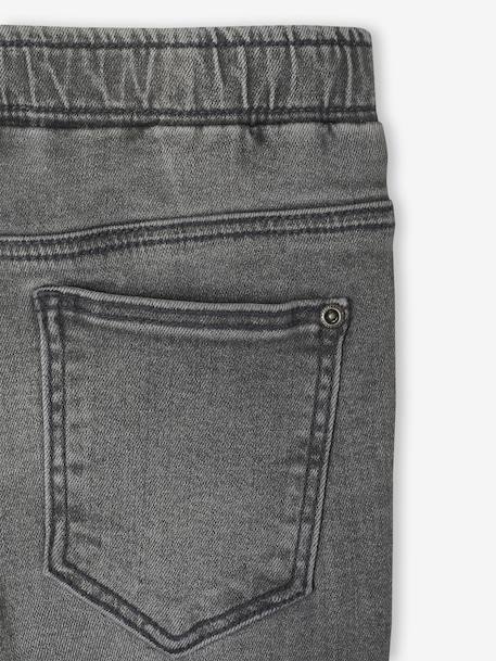 Lot 2 jeans garçon slim denim gris+double stone+stone 5 - vertbaudet enfant 