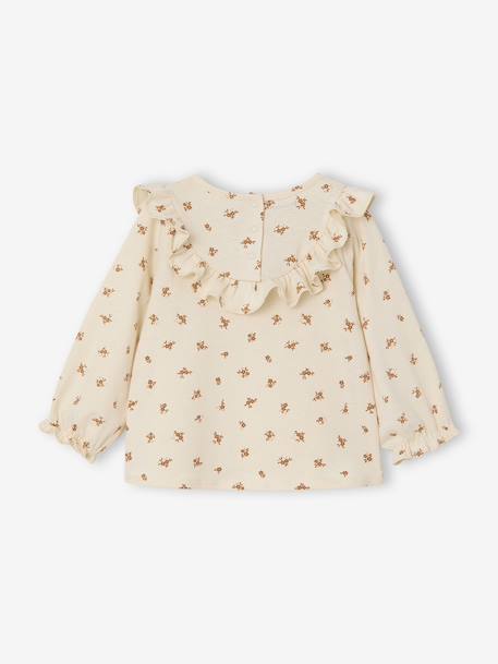 T-shirt imprimé bébé esprit blouse vanille 4 - vertbaudet enfant 