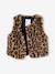 Gilet sans manches fille fausse fourrure BLANC CLAIR UNI+marron imprimé 11 - vertbaudet enfant 