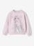 Sweat Reine des neiges Elsa glitter lilas poudré 1 - vertbaudet enfant 