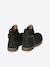 Boots enfant fille cuir zippées noeud fantaisie BLEU FONCE UNI+noir imprimé 12 - vertbaudet enfant 