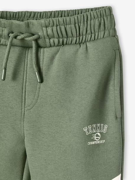 Pantalon de Jogging Color Block Garçon vert sapin 5 - vertbaudet enfant 