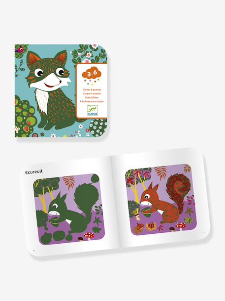 Cartes à gratter «Toutes petites bêtes» multicolore+rouge 7 - vertbaudet enfant 