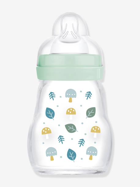 Biberon verre 170 ml Feel Good débit 1 beige+BLEU 3 - vertbaudet enfant 