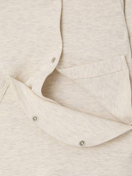 Lot de 2 pyjamas bébé fille avec col volanté beige chiné 6 - vertbaudet enfant 