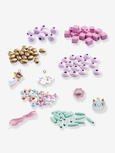Perles Bois - bleu+MULTICOLORE 2 - vertbaudet enfant 