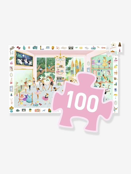 Puzzle L'école de danse 100pcs vert 3 - vertbaudet enfant 