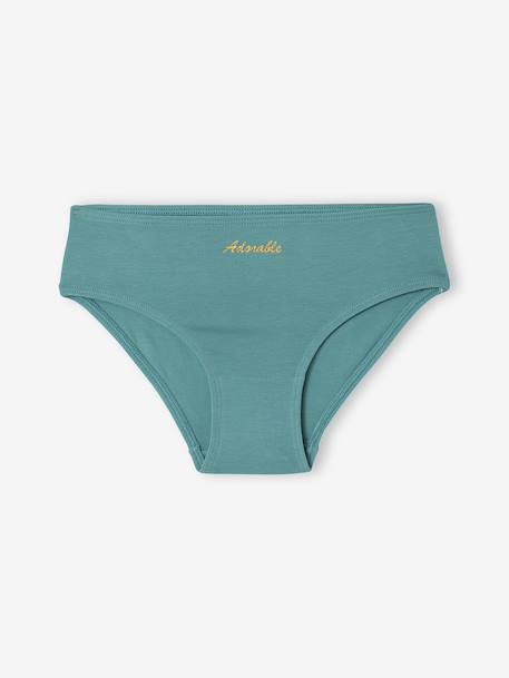 Lot de 7 culottes assorties fille fuchsia 6 - vertbaudet enfant 