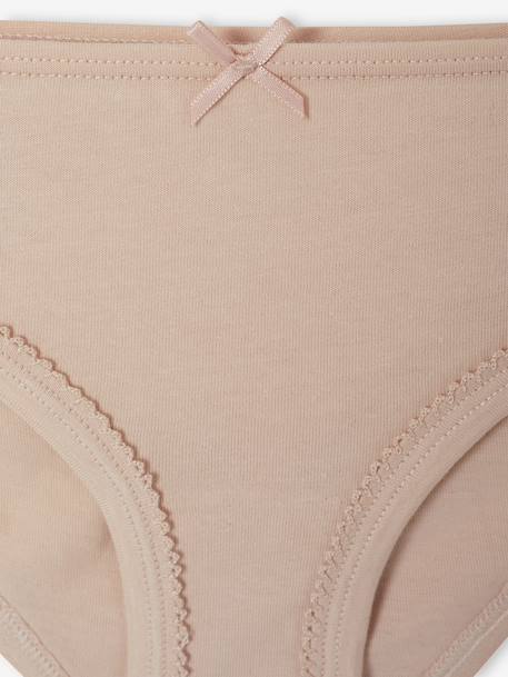Lot de 7 culottes Coeurs Fille rose 10 - vertbaudet enfant 