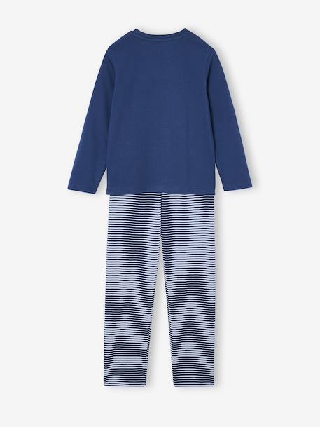Lot de 3 pyjamas garçon vélo bleu océan 11 - vertbaudet enfant 