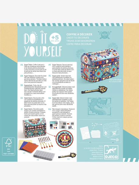 DIY Super trésor-boîte à secret bleu 6 - vertbaudet enfant 