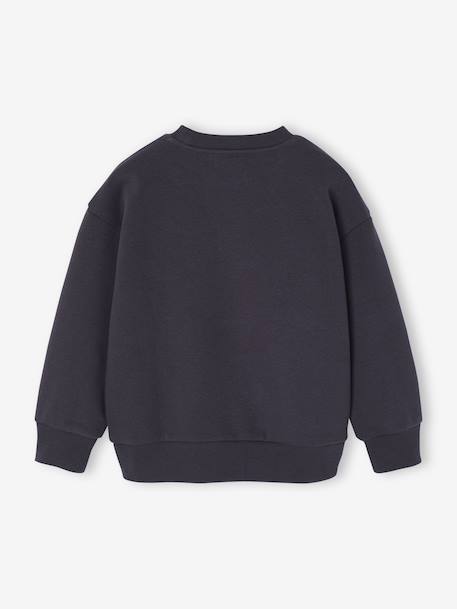 Sweat Planètes Sequins Garçon anthracite 4 - vertbaudet enfant 