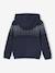 Gilet garçon à capuche doublé sherpa marine 4 - vertbaudet enfant 