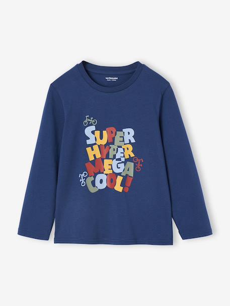 Lot de 3 pyjamas garçon vélo bleu océan 3 - vertbaudet enfant 